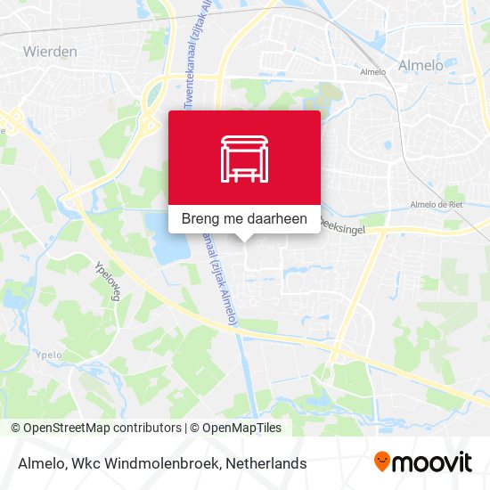 Almelo, Wkc Windmolenbroek kaart