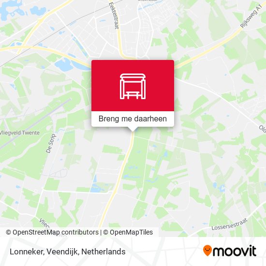 Lonneker, Veendijk kaart