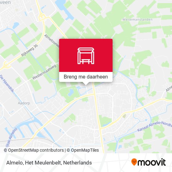 Almelo, Het Meulenbelt kaart