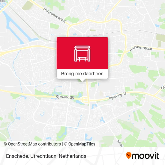 Enschede, Utrechtlaan kaart