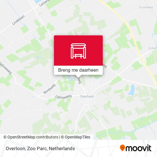 Overloon, Zoo Parc kaart
