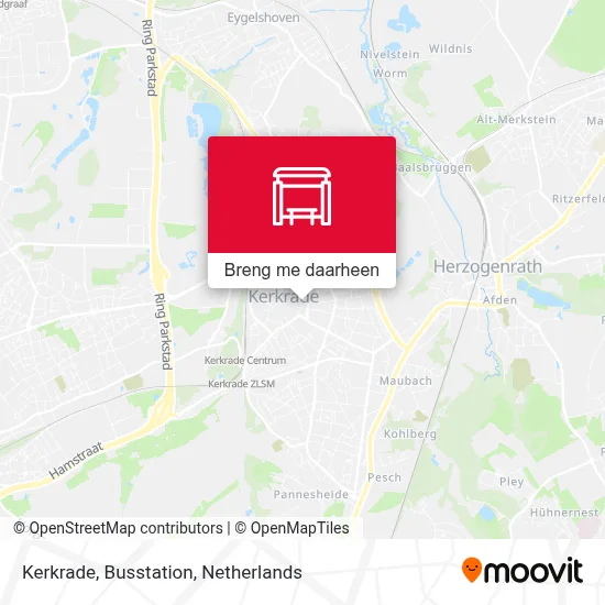 Kerkrade, Busstation kaart