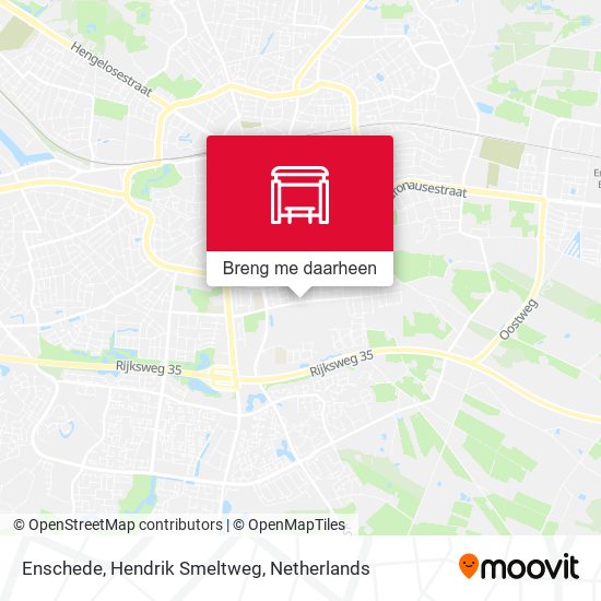 Enschede, Hendrik Smeltweg kaart