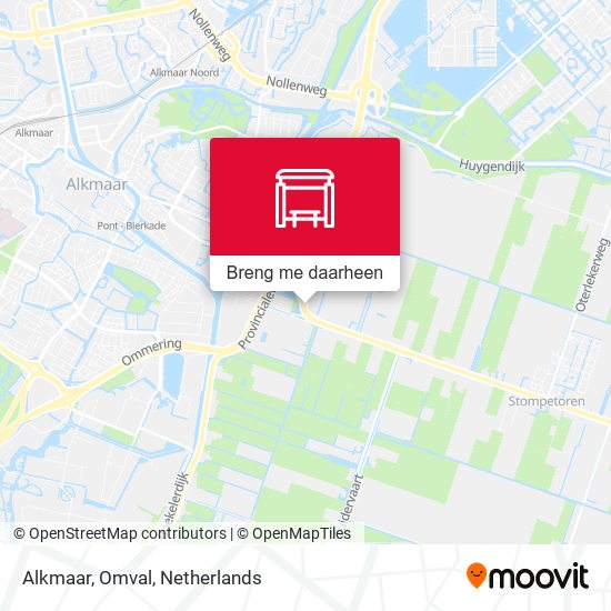 Alkmaar, Omval kaart