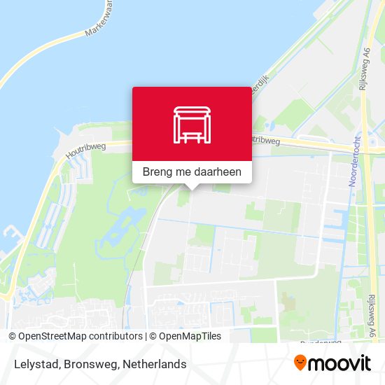 Lelystad, Bronsweg kaart