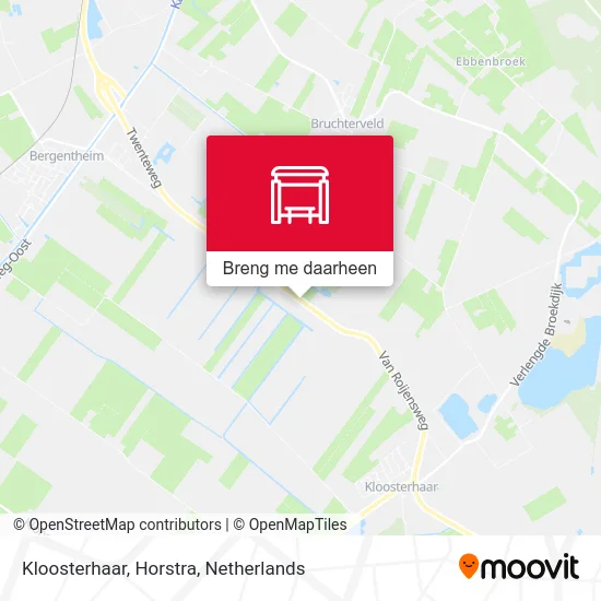 Kloosterhaar, Horstra kaart