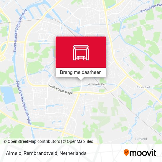 Almelo, Rembrandtveld kaart