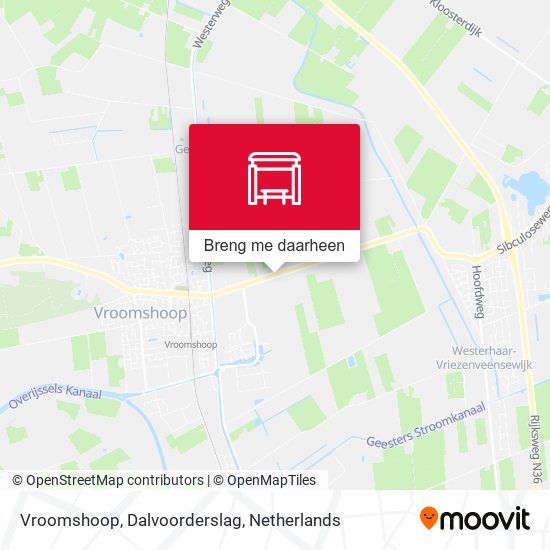 Vroomshoop, Dalvoorderslag kaart
