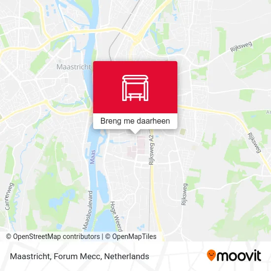 Maastricht, Forum Mecc kaart