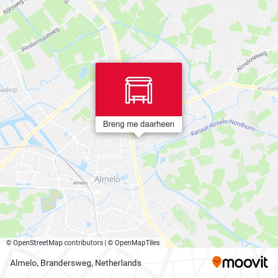 Almelo, Brandersweg kaart