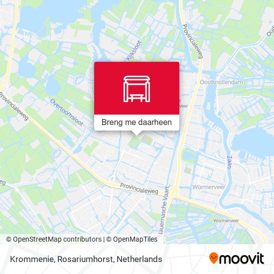 Krommenie, Rosariumhorst kaart