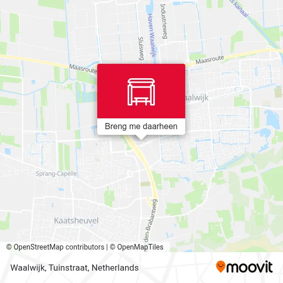 Waalwijk, Tuinstraat kaart