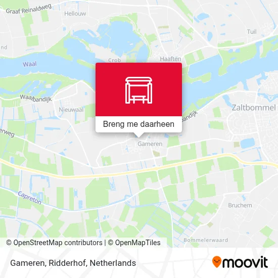 Gameren, Ridderhof kaart