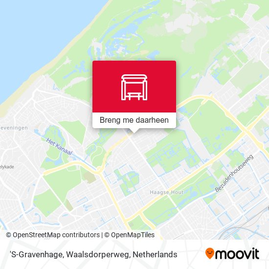 'S-Gravenhage, Waalsdorperweg kaart