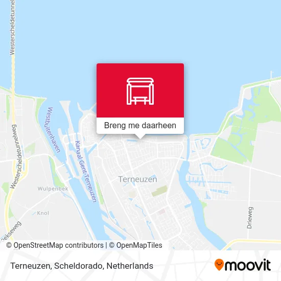 Terneuzen, Scheldorado kaart