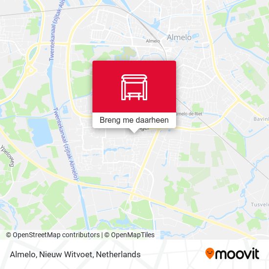 Almelo, Nieuw Witvoet kaart