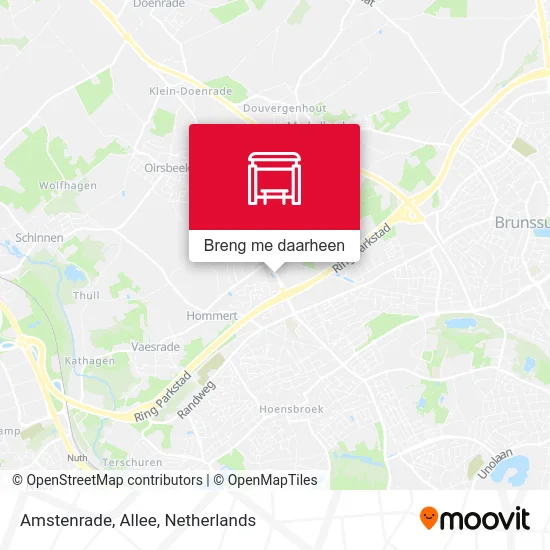 Amstenrade, Allee kaart