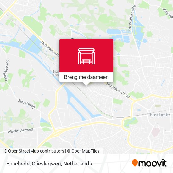 Enschede, Olieslagweg kaart