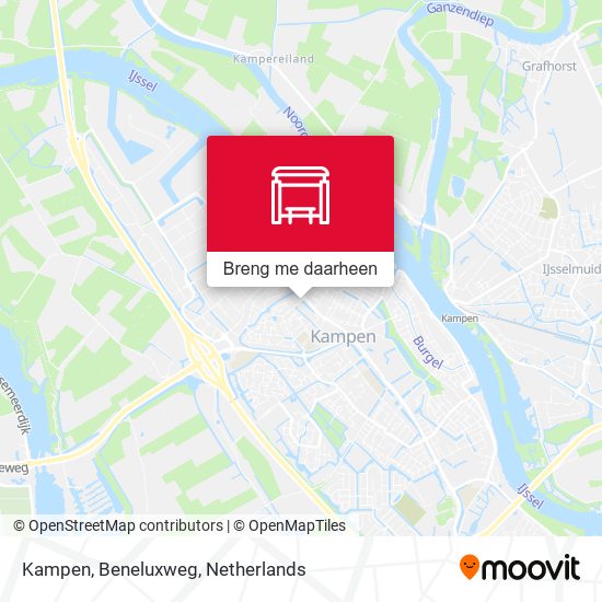 Kampen, Beneluxweg kaart