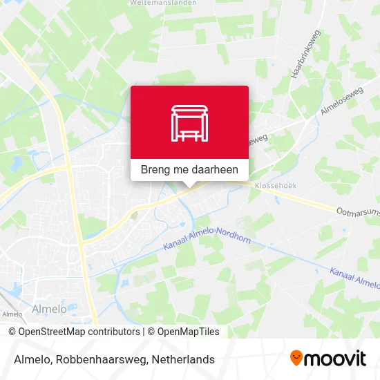Almelo, Robbenhaarsweg kaart