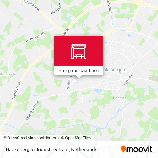 Haaksbergen, Industriestraat kaart