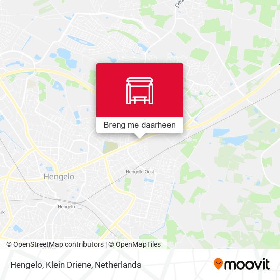 Hengelo, Klein Driene kaart