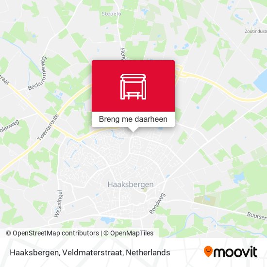 Haaksbergen, Veldmaterstraat kaart