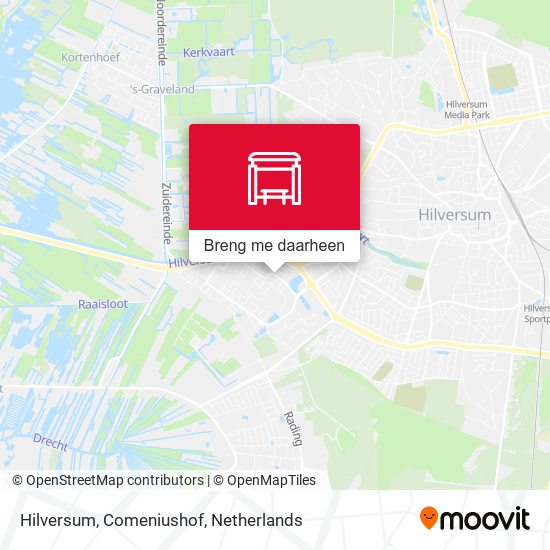 Hilversum, Comeniushof kaart