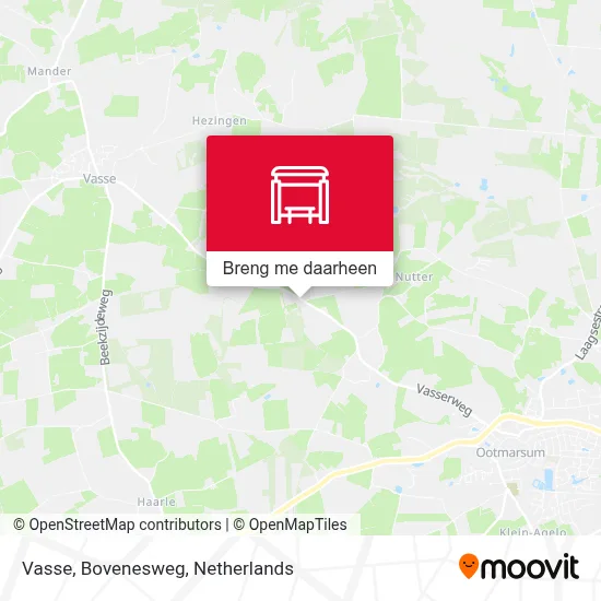 Vasse, Bovenesweg kaart