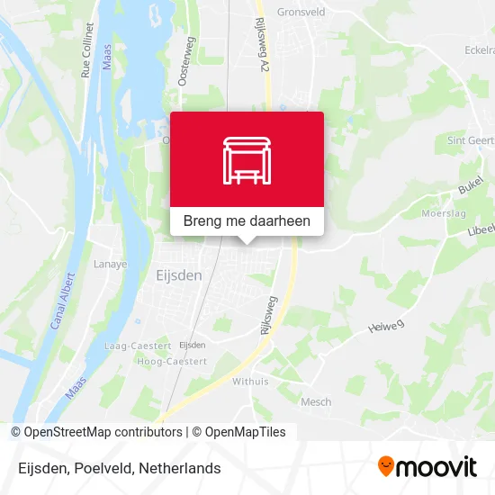 Eijsden, Poelveld kaart