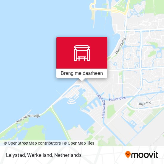 Lelystad, Werkeiland kaart