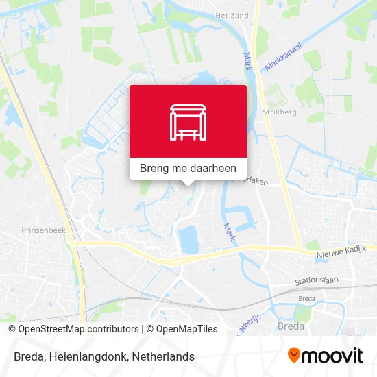 Breda, Heienlangdonk kaart