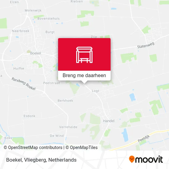 Boekel, Vliegberg kaart