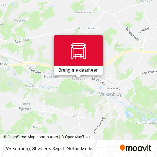 Valkenburg, Strabeek Kapel kaart