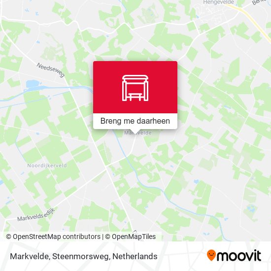 Markvelde, Steenmorsweg kaart