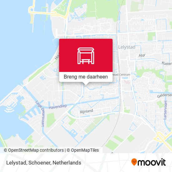Lelystad, Schoener kaart