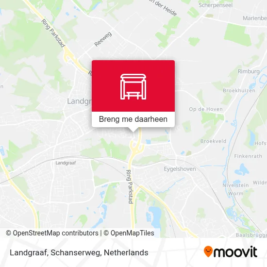 Landgraaf, Schanserweg kaart