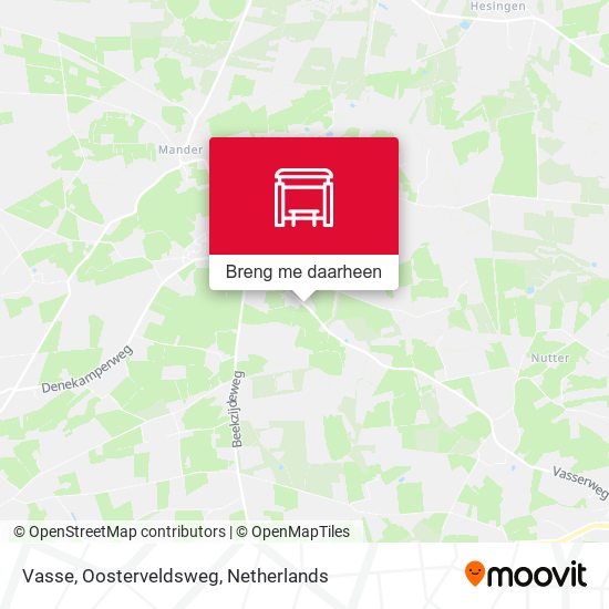 Vasse, Oosterveldsweg kaart