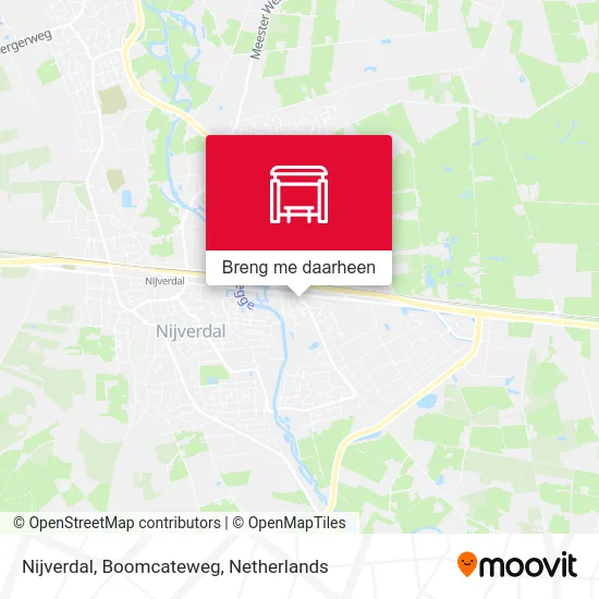 Nijverdal, Boomcateweg kaart