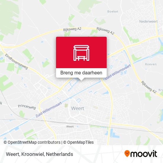 Weert, Kroonwiel kaart