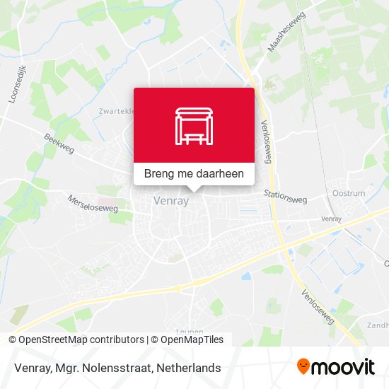 Venray, Mgr. Nolensstraat kaart