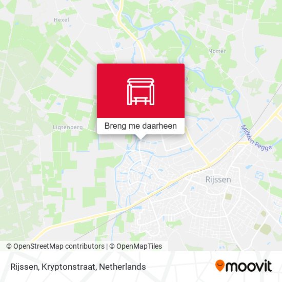 Rijssen, Kryptonstraat kaart