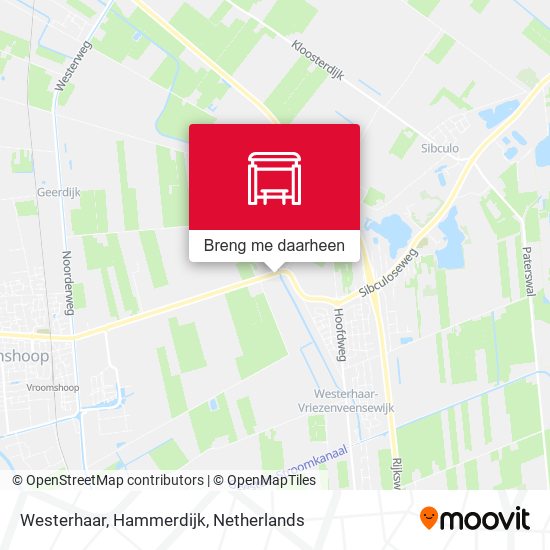 Westerhaar, Hammerdijk kaart