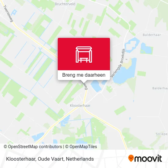 Kloosterhaar, Oude Vaart kaart