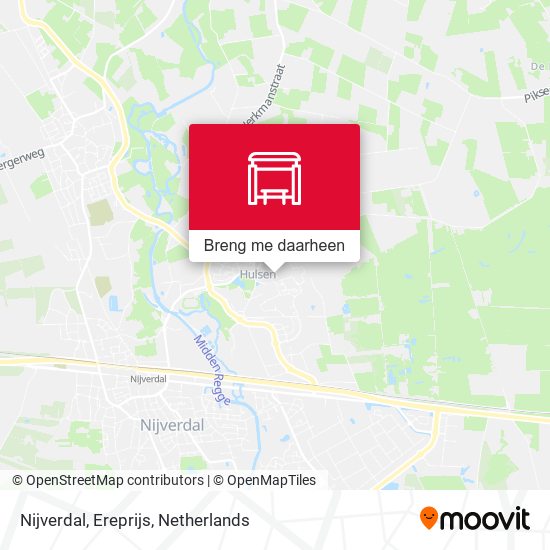 Nijverdal, Ereprijs kaart