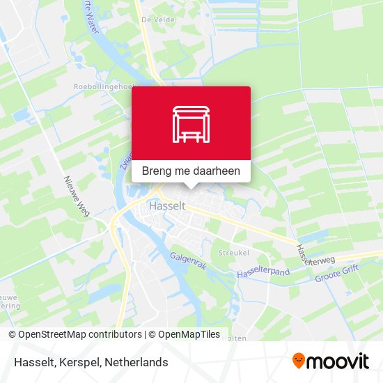 Hasselt, Kerspel kaart