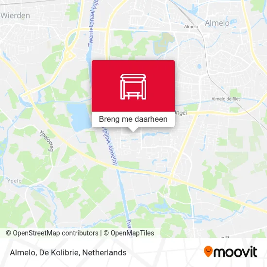Almelo, De Kolibrie kaart
