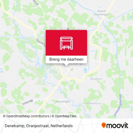 Denekamp, Oranjestraat kaart
