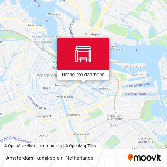Amsterdam, Kadijksplein kaart