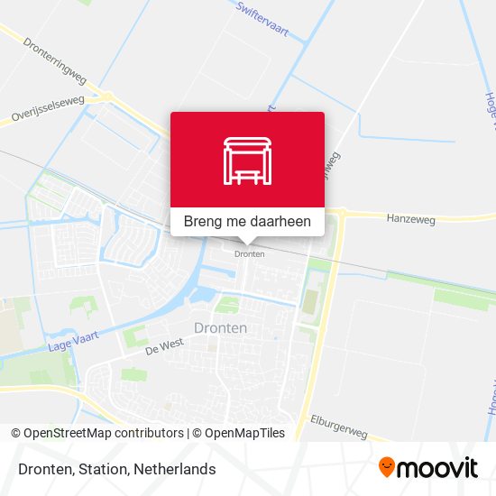 Dronten, Station kaart